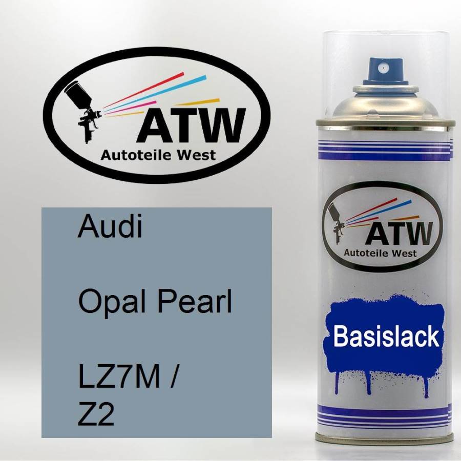 Audi, Opal Pearl, LZ7M / Z2: 400ml Sprühdose, von ATW Autoteile West.